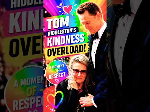 TOM HIDDLESTON’S KINDNESS OVER LOAD! A MOMENT-OF RESPECT✊🫶🏻🕊️#tom #respect #usa #uk #loki #shorts