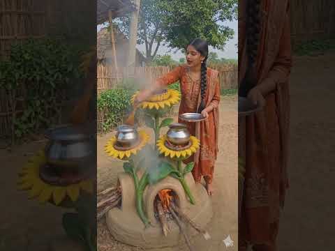ফুলের আকৃতির সুন্দর দেশি চুলা#desi #chulha #flower
