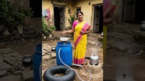 घर पे बनाए बायोगैस सिस्टम#desi #jugaad #trending #chacha #jugad #reel #reels #रील्स #desijugaad #ai