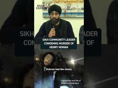 A Sikh Fed rep condemned the murder of Henry Nowak and urged people not to blame the Sikh community🔴