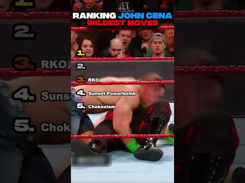 Ranking John Cena WILDEST Moves Pt5