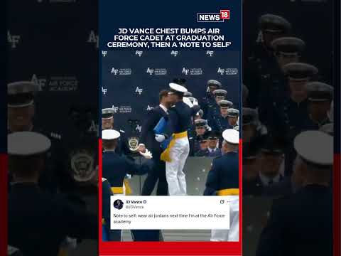 Viral Moment: US Vice President JD Vance Shares Chest Bump With Cadet | N18S