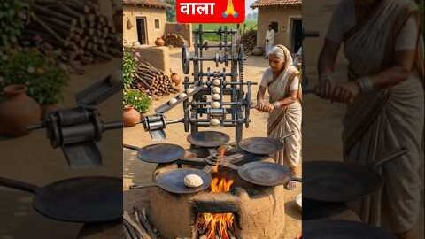 🔥 Amazing Roti Making Machine by Indian Grandma | Desi Jugaad Innovation #desijugaad