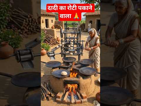 🔥 Amazing Roti Making Machine by Indian Grandma | Desi Jugaad Innovation #desijugaad