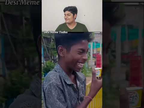 try not to laugh 🤣🤣 || Desi Meme Tadka || part 55 || #shorts #reaction #trynottolaugh