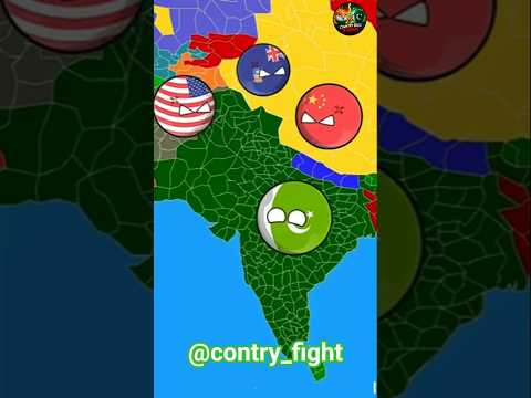 India 🇮🇳 + Pakistan 🇵🇰 Friendship SHOCKED China 🇨🇳 UK 🇬🇧 USA 🇺🇸 😱 _ Countryballs 🔥 #shorts #viral
