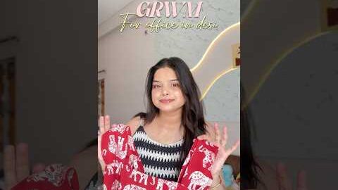 GRWM for office in desi 💖 #meesho #ootd #officewear #desi
