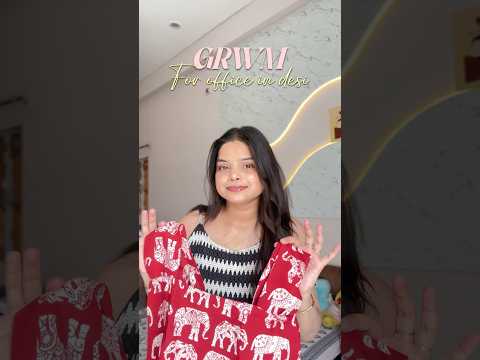 GRWM for office in desi 💖 #meesho #ootd #officewear #desi