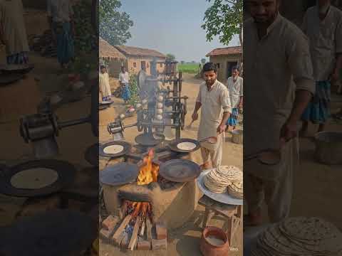 একসাথে অনেক রুটি 🍞বানানোর দেশি মেশিন #ruti #villagerlifestyle #desi #machine