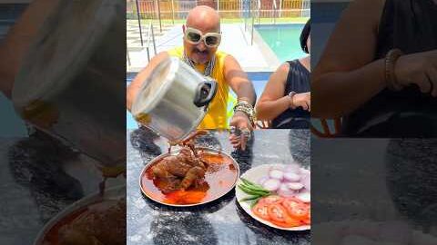 Desi murga khaya…😍❤️🍗 #chickenlegpiece #ulhaskamathe #foodchallenge #indianfood #food #shorts