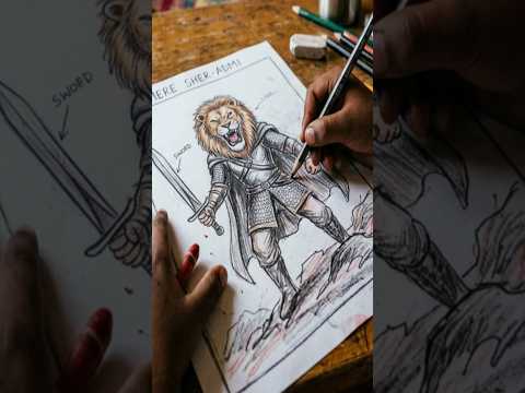 A Monster drawing👹 #shorts #art #drawing #trending #viral #scary #monster #ghost #freefire #sketch