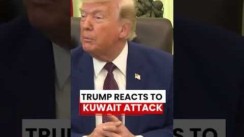 VIRAL | “We Hit Them Hard” Trump BIG Statement After Kuwait Attack #trump #iran #kuwait #droneattack