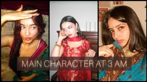 MAIN CHARACTER AT 3AM💽🪩 | DESI DOPAMINE #bollywoodmusic #songs #maincharacterenergy #baddie