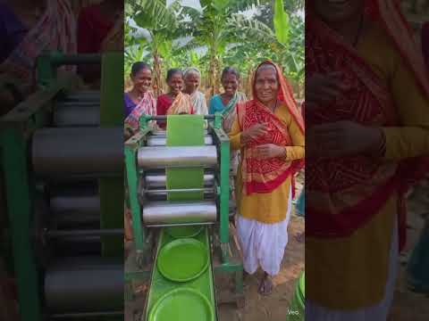 কলাপাতা দিয়ে থালা বানানোর দেশি মেশিন#desi #villagerlifestyle #banana #leaf #plate