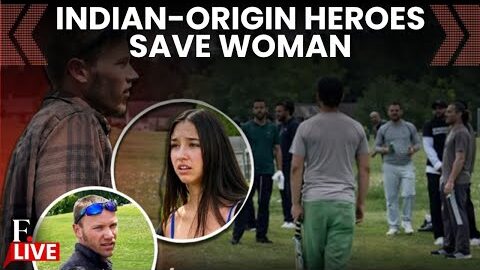 ON CAM: Indian-origin Cricketers Shield Woman From Alleged Stalker In Canada | LIVE