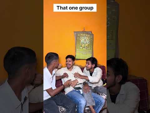 That one group #desi #comedy #villagerlifestyle