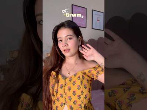 Lil desi *GRWM* ✨🤍 #grwm #makeup #makeuplook #desi