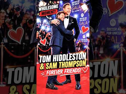 TUM HIDDLESTON & SAM THOMPSON FOREVER FRIENDS‼️✊🕊️🫶🏻#tom #samthompson #shorts #uk #usa #loki #fyp