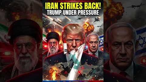 Iran Strikes Back! Trump Warns of More Attacks | Middle East Crisis #shorts #trump #usa #iran