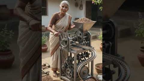 🌿 Amazing Tulsi Mala Making Machine 🙏 | Desi Jugaad Bhakti Innovation 😲 #desijugaad