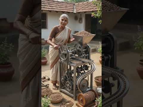 🌿 Amazing Tulsi Mala Making Machine 🙏 | Desi Jugaad Bhakti Innovation 😲 #desijugaad