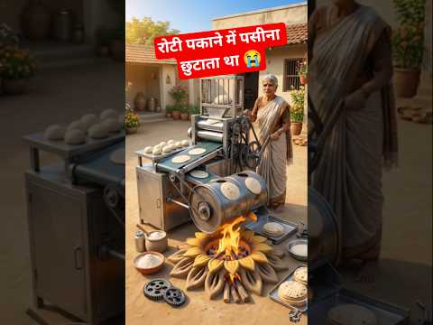 Amazing Automatic Roti Making Machine 🌻🔥 | Desi Jugaad Village Innovation #desijugaad