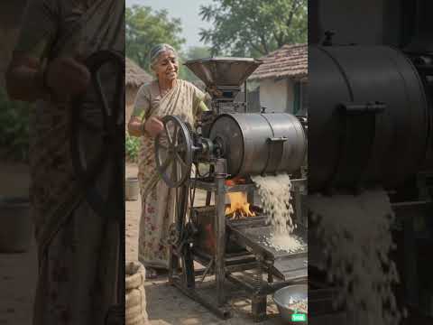 🍚 Amazing Murmura Making Machine 😲 | Desi Jugaad Puffed Rice Machine 🌾⚙️ #desijugaad