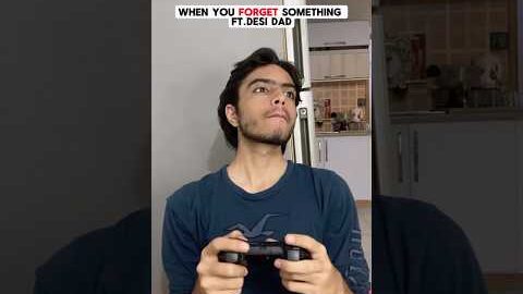 When you forget things in desi family #comedy #shorts