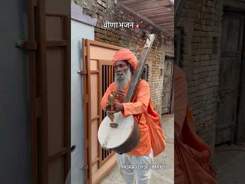 वीणा भजन🎸#veena #bhajan #desi #shorts #trending #viral #ytshorts #video #vlog #gaon #village