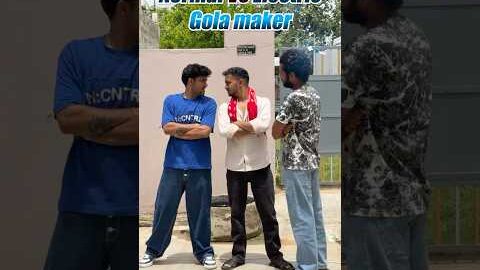 Desi Vs Electric Gola machine! #short