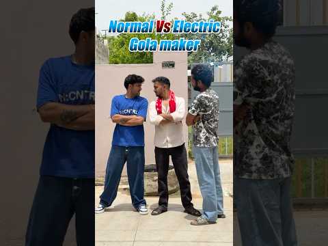 Desi Vs Electric Gola machine! #short