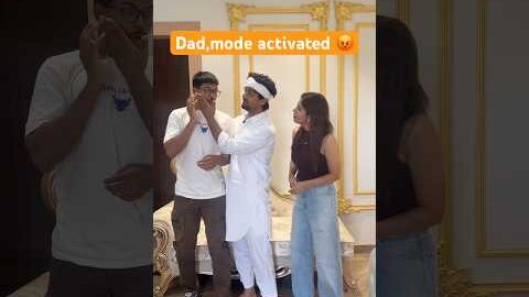 Dad,mode activated 😡 #comedy #youtubeshorts #funny #desi #shrots #dad