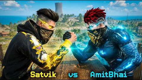 SATVIK vs AMITBHAI 🔥 THE END !!