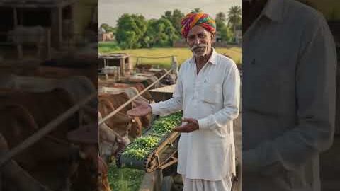 गाय को चारा खिलाने वाली मशीन #desi #जुगाड़ #farming #treding