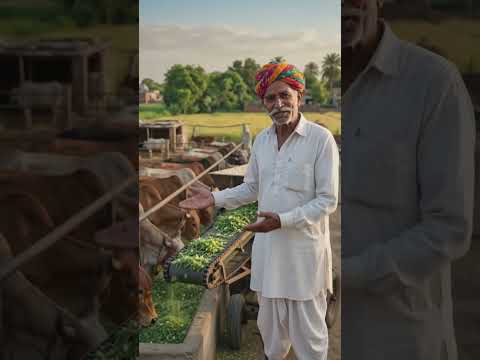 गाय को चारा खिलाने वाली मशीन #desi #जुगाड़ #farming #treding