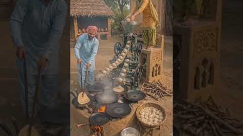 ruti bananor machine #desi #shortvideo #villagerlifestyle #ruti