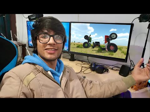 Saurabh Joshi First Time 🤣 Play Indian Desi Simulator 3D Tractor Gamel#tractor
