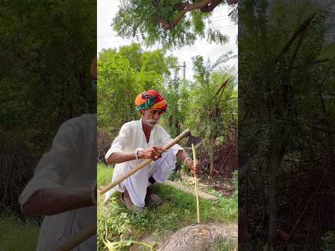 मथानी बनाने का देसी तरीका 😍 #villagelife #desi #rajasthani #culture #shorts #viral
