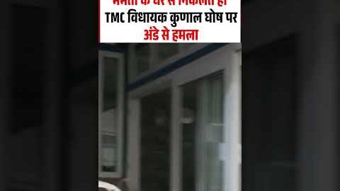 Kunal Ghosh Egg Attack Viral Video: ममता के घर से निकलते ही TMC विधायक कुणाल घोष पर अंडे से हमला