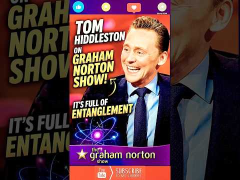 TOM HIDDLESTON ON GRAHAM NORTON SHOW‼️😄🕺👌🏻#tom #grahamnortonshow #shorts #usa #uk #youtubeshorts