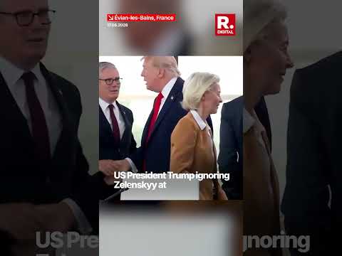 Viral: US President Trump Ignores Zelenskyy At G7 Summit | France | Ukraine War