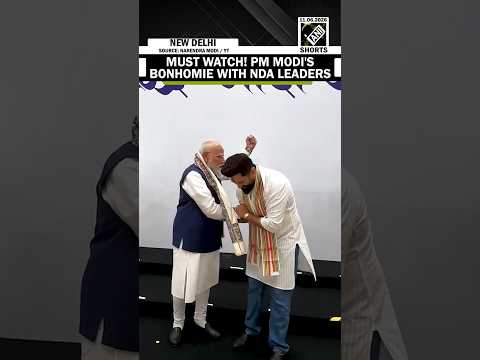 Must Watch Video! Prime Minister Narendra Modi’s Bonhomie with NDA leaders goes viral