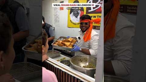 Bihari’s Viral Samosa Ghantawala 🇬🇧🔥 #trending #shorts