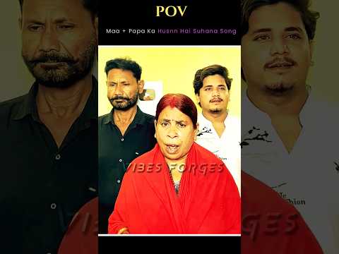 Husnn Hai Suhana || Maa + Papa Cute Singing 🥰😍 || Bollywood Hindi Song || Singing #song #viral