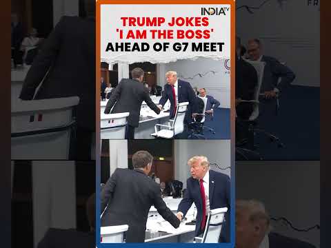 Trump Shockingly Jokes “I’m The Boss” After Arriving One Hour Late To Key G7 Summit Meeting!