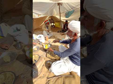 80 साल के बाबा की देशी दाल बाटी #rajasthani #cooking #food #desi #dal #indianfood #village #life
