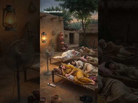 Sukoon-e-Dehat | Rainy Day in a Desi Home Village ASMR #trending #viral #foryou #asmr #villagelife