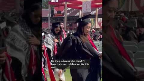 BBC questions Google CEO Sundar Pichai after grads walk out during his speech | BBC News India