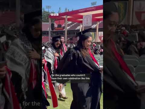 BBC questions Google CEO Sundar Pichai after grads walk out during his speech | BBC News India