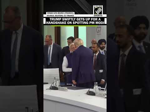 PM Modi, President Donald Trump seen sitting together after handshake at G7 Summit